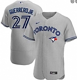 Blue Jays 27 Vladimir Guerrero Jr. Gray 2020 Nike Flexbase Jersey Dzhi,baseball caps,new era cap wholesale,wholesale hats
